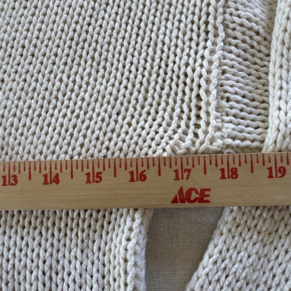 HIHO Tortola Chunky Knit Sweater Coastal High Low Cotton Blend XS - Picture 5 of 9